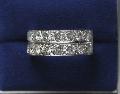 Vintage Double Half Eternity Ring